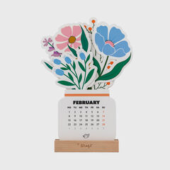 Calendari Mr. Wonderful Taula Amb Peanya Flowers Multiling&uuml;e 2027