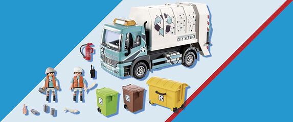 Playmobil City Life Camión de la basura con luz 70885