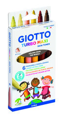 Estoig de retoladors Giotto Turbo Maxi Skin Tones 6 colors