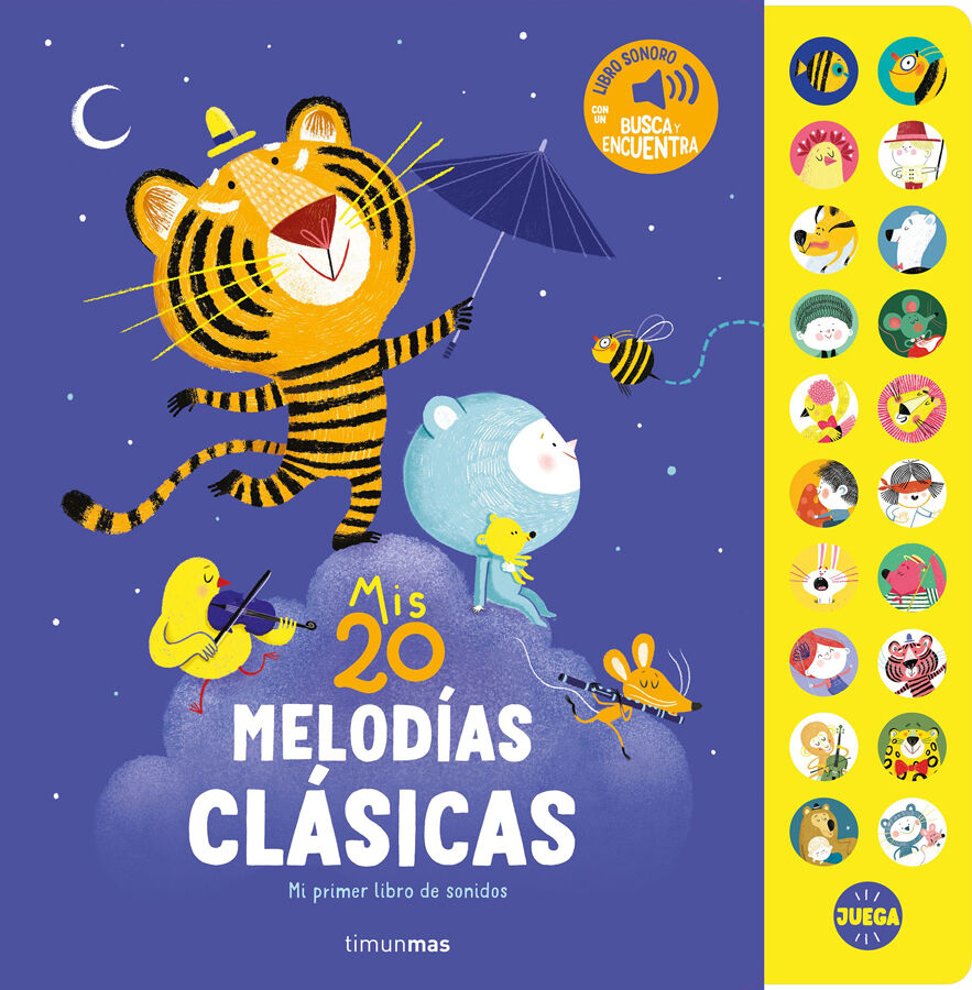 Mis 20 melod&iacute;as cl&aacute;sicas. Mi primer libro de sonidos