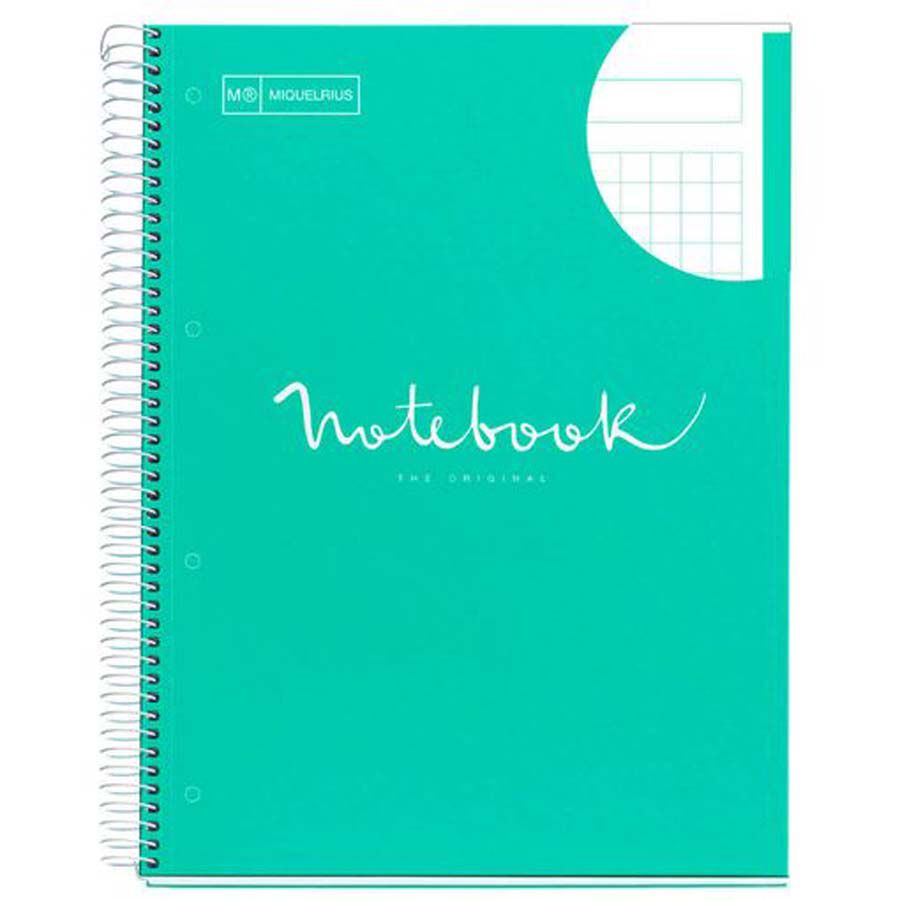 Notebook 1 A4 Miquelrius Emotions 80 hojas menta