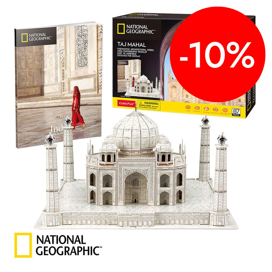 Puzle 3D 87 peces Taj Mahal National Geographic