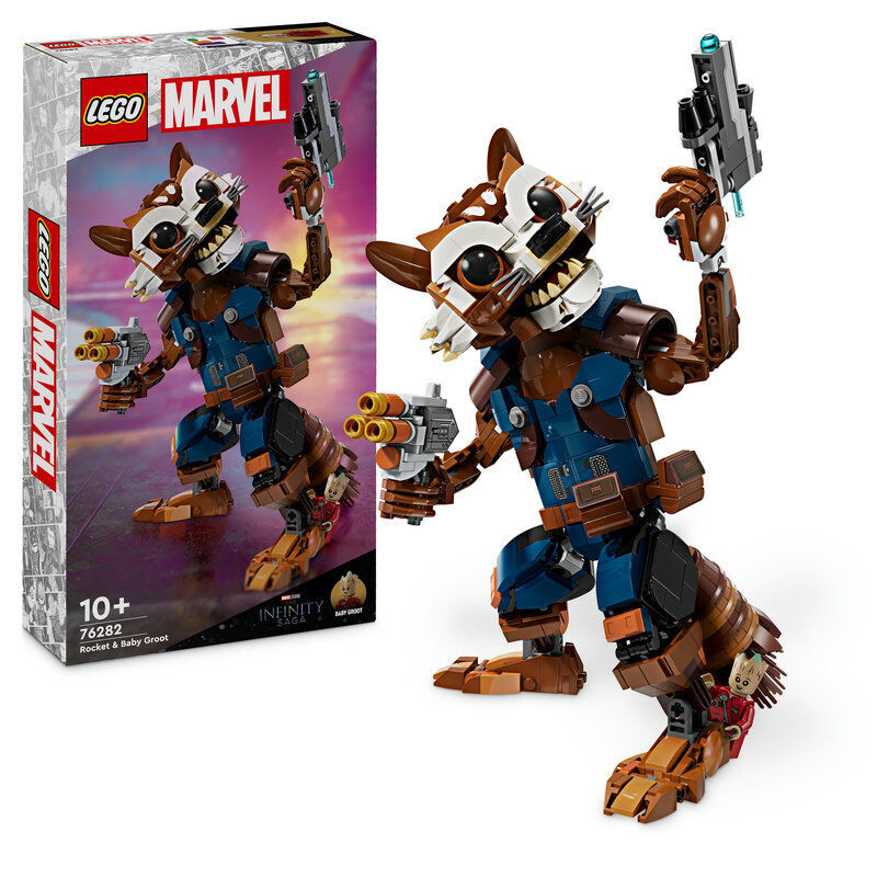LEGO&reg; Super Heroes Rocket y Beb&eacute; Groot 76282