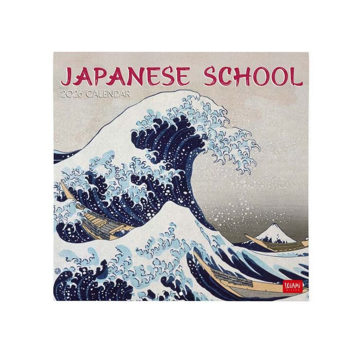 Calendario pared Legami 30x29cm 2026 Japanese