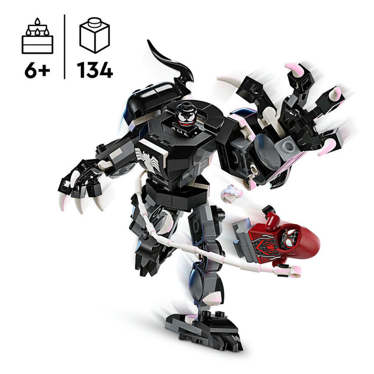 LEGO®  Super Herois Armadura Robòtica de Venom vs. Miles Morales 76276