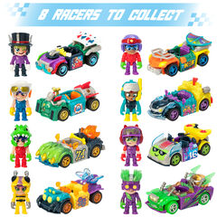 T-Racers Glow Race Car & Racer SuperThings