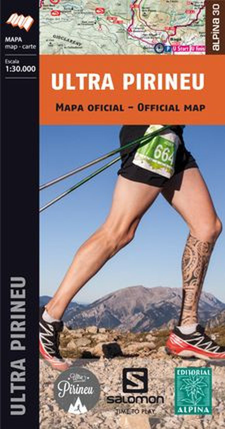 ULTRA PIRINEU MAPA OFICIAL 1:30.000