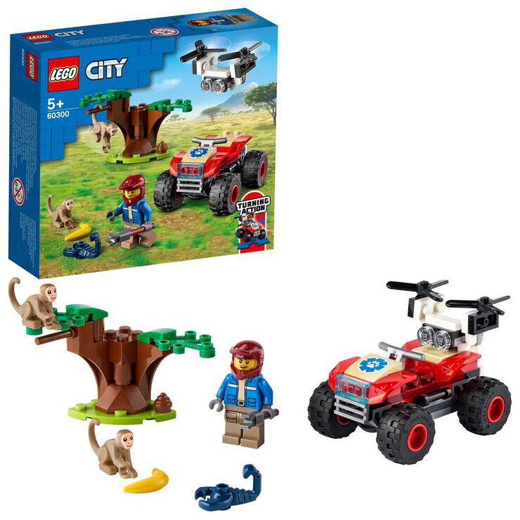 LEGO® City Rescat Fauna Salvaje Quad 60300
