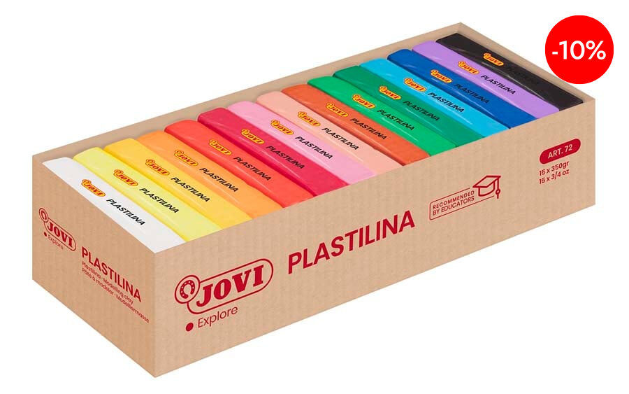 Plastelina Jovi vegetal 350g 15 colores
