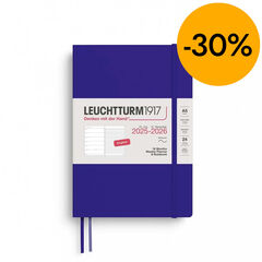 Agenda 18 meses Leuchtturm A5 sem/vista 2026 Ink