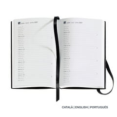 Agenda Miquelrius Passport Setmana Vista Catal&agrave; 2027 Chester Negre