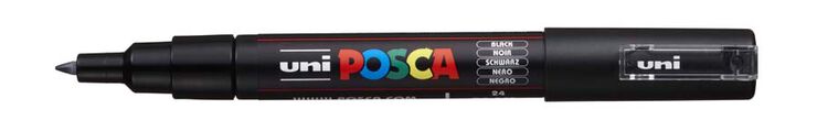 Marcador Posca PC-1M 0,7 mm negro