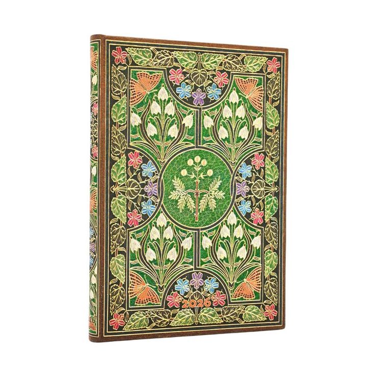 Agenda Paperblanks Poesía en Flor Midi apaïsada setm/vista cas 2026