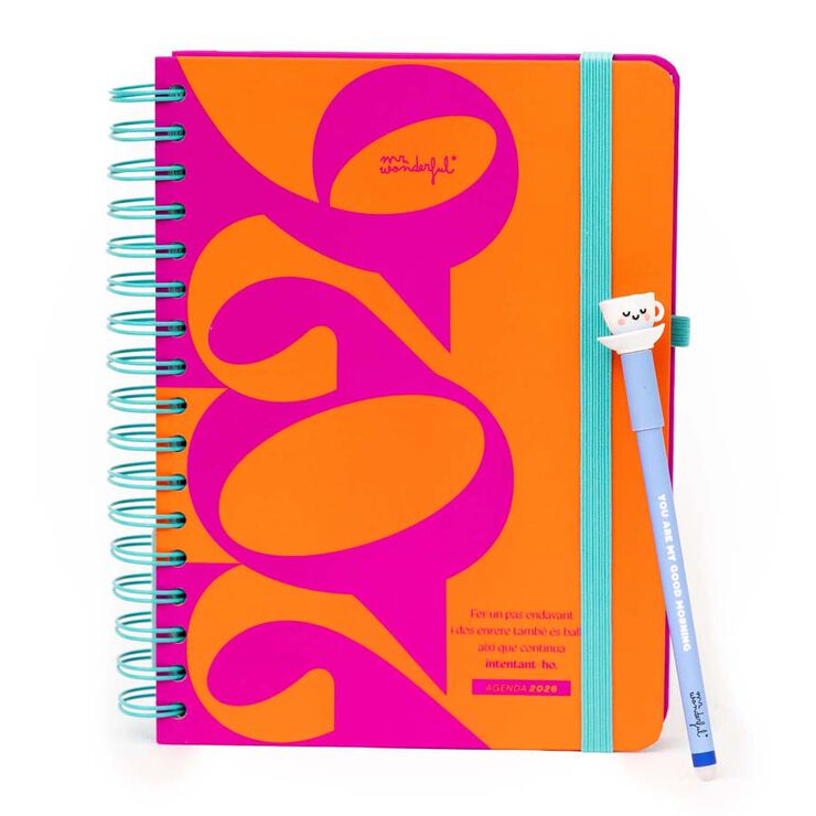 Agenda Mr.Wonderful día/pág 2026 cat Continua intentant