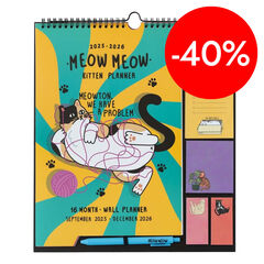 Planificador 16 mesos mes/vista mult 2025-26 Meow Meow