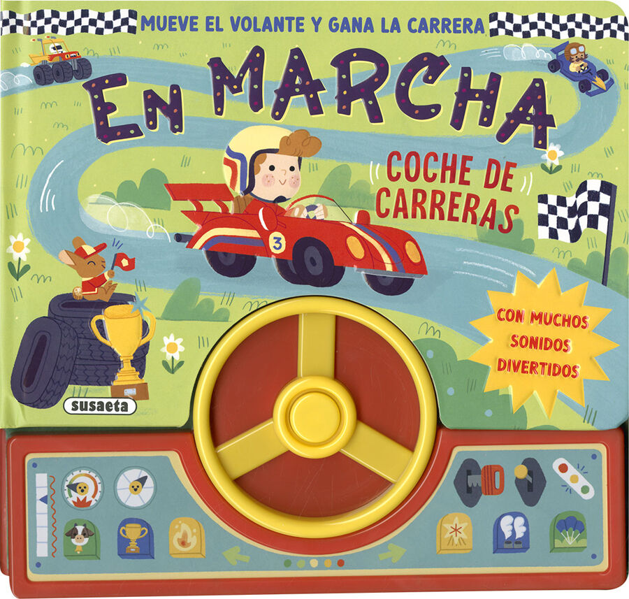 En marcha. Coche de carreras