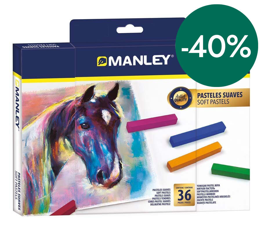 Set Soft pastel Manley 36 colores