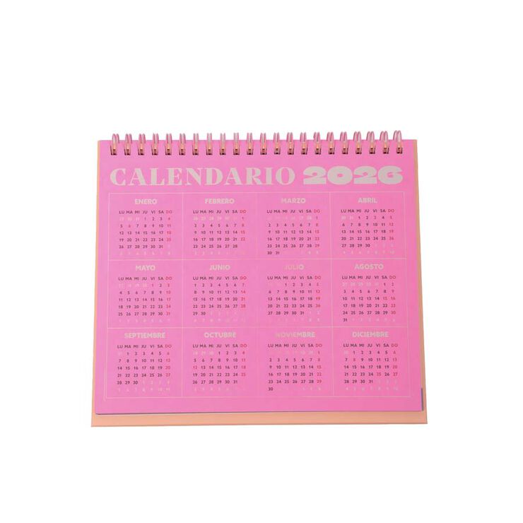 Calendario sobremesa 2026 cast No apto para aburridos