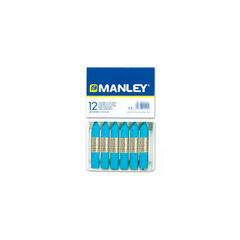 Cerass grasas Manley azul claro 12u