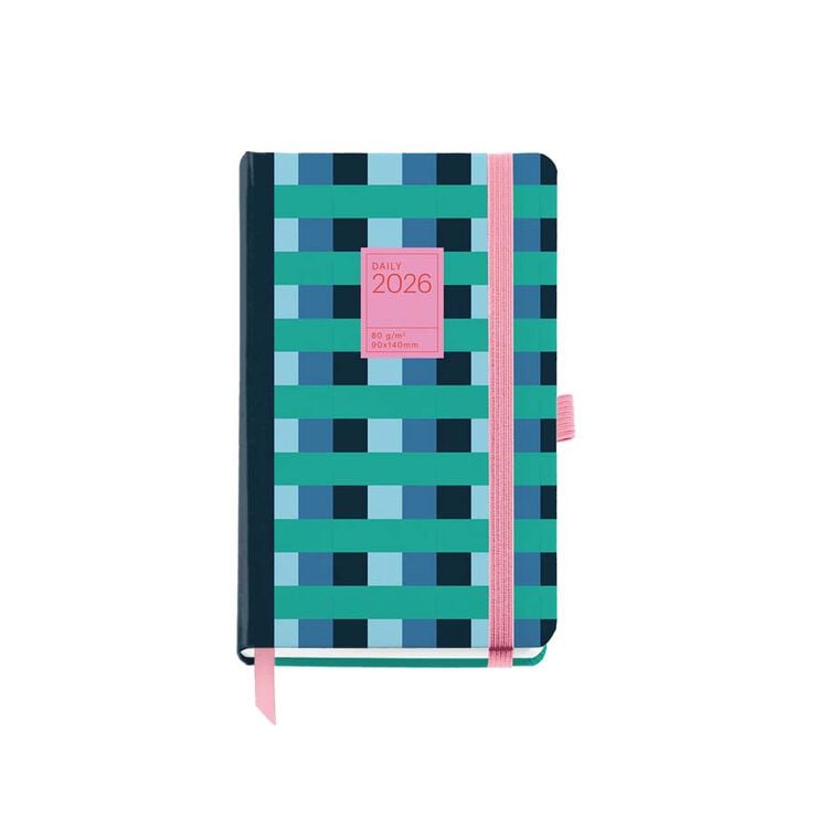 Agenda Miquelrius Passport 9x14 dia/pàg català 2026 Color Block