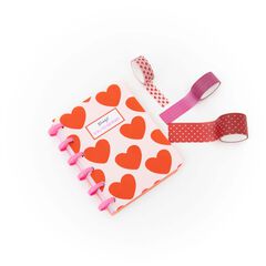 Set Libretas A6 + Washi Tapes Mr. Wonderful Te ​​quiero 3u