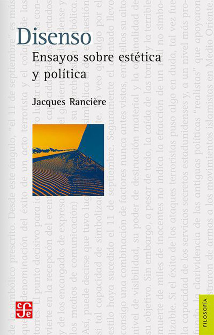 Disenso ensayos sobre estética y política