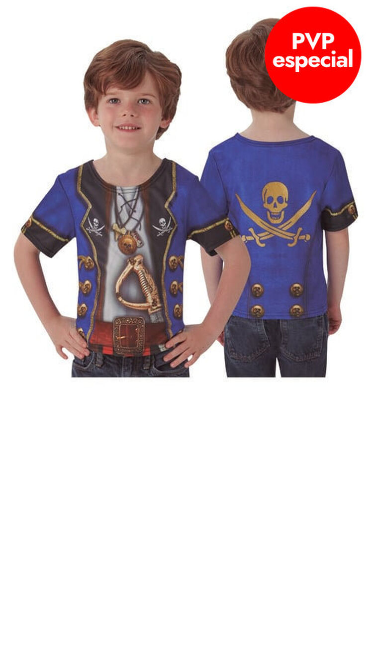 Camiseta de pirata Rubie&acute;s De 5 a 7 a&ntilde;os