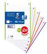 Papel Notebook 5 Oxford A4 5x5 120 hojas 5 colores