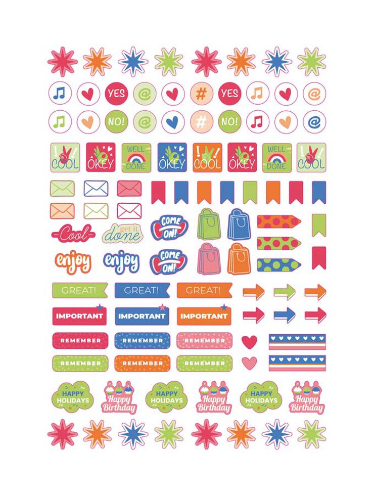 Set Planficador semanal Alpino Color Experience