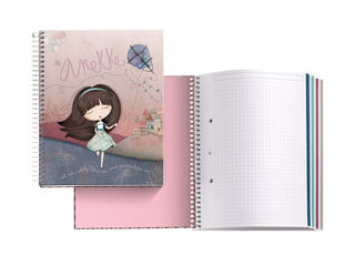 Cuaderno espiral Miquelrius Liberty Anekke A5 120F