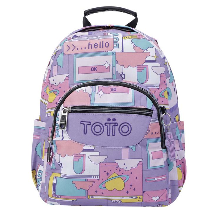 Mochila Totto Tempera Morado Ciber Mochila Totto Tempera Morado Ciber