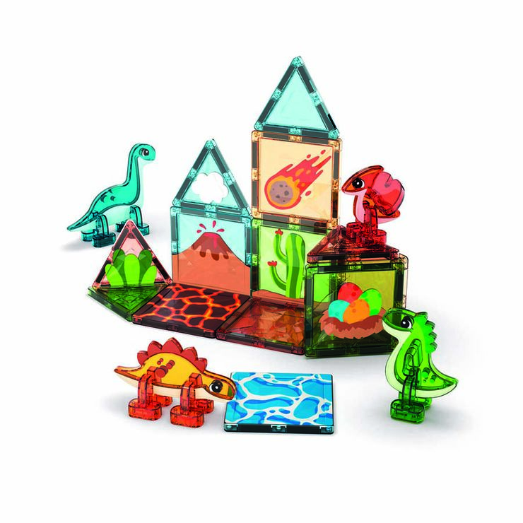 Magnetic Tiles Dino World 25 piezas