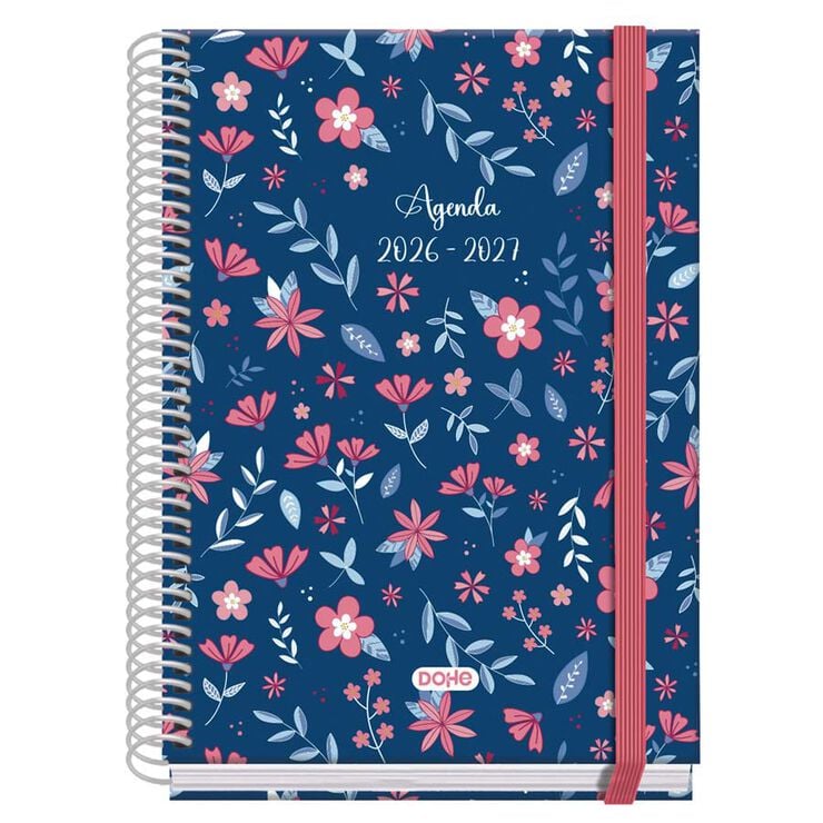 Agenda Escolar Dohe Espiral A5 sem/vista castellano 2026-2027 Lovely