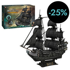 Puzle 3D 328 piezas Cubic Fun Barco Pirata Queen Anne's Revenge