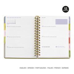 Agenda escolar Miquelrius Plus setm/vista cas 2025-26 Happyflower
