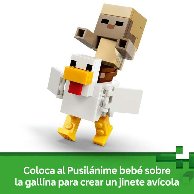 LEGO&reg; Minecraft Ataque del Chicken Jockey en el Desierto 21592