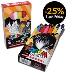 Rotuladores Posca PC-1MR 0,7mm Basic 8 colores