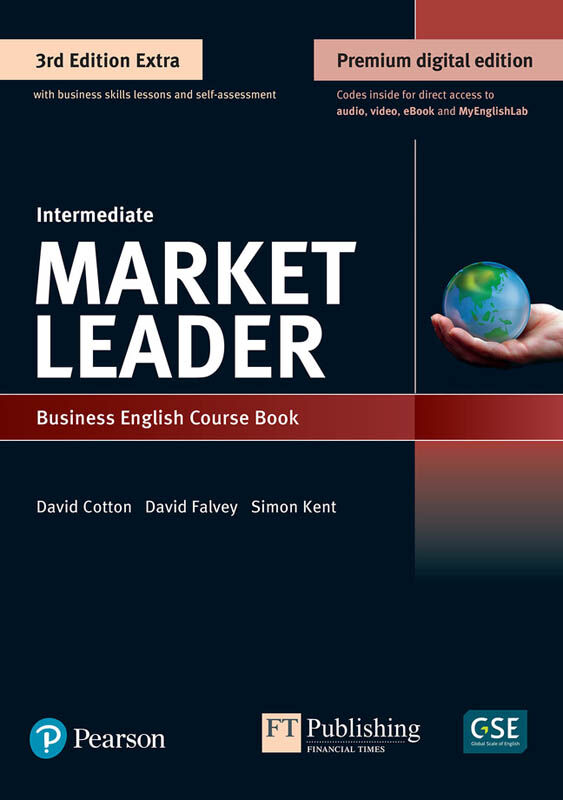 Market Leader 3e Extra Intermediate Course Book, eBook, QR, MEL & DVD Pack