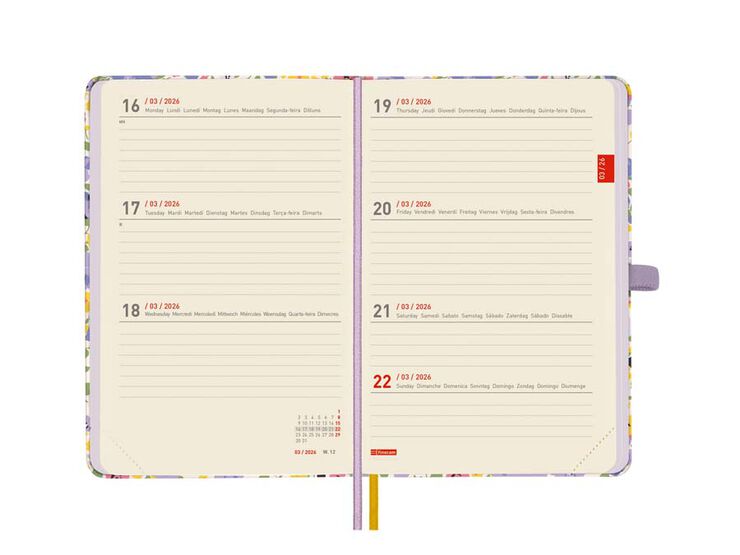 Agenda Finocam 18 mesos M3 setm/vista mult 2025-26 girl