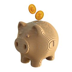 Puzzle 3D Cartonic Cerdo Hucha