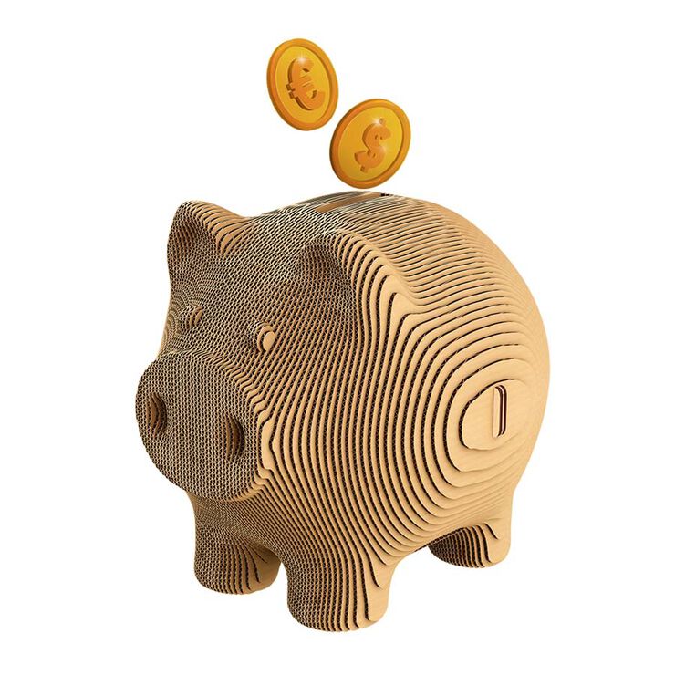 Puzzle 3D Cartonic Cerdo Hucha