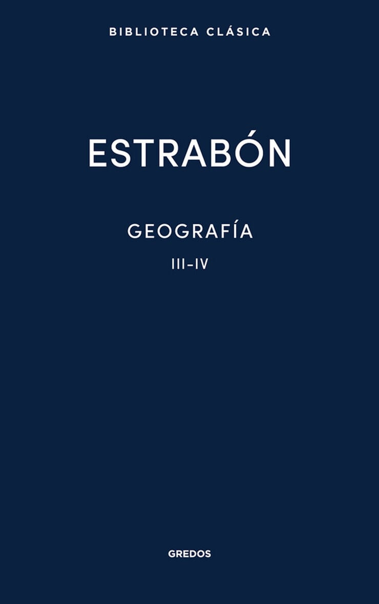 Geograf&iacute;a II. Libros III-IV