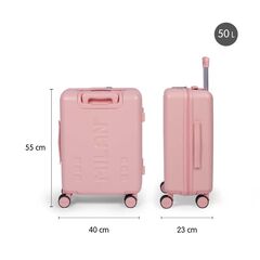 Trolley Cabina 550mm Milan 430 rosa