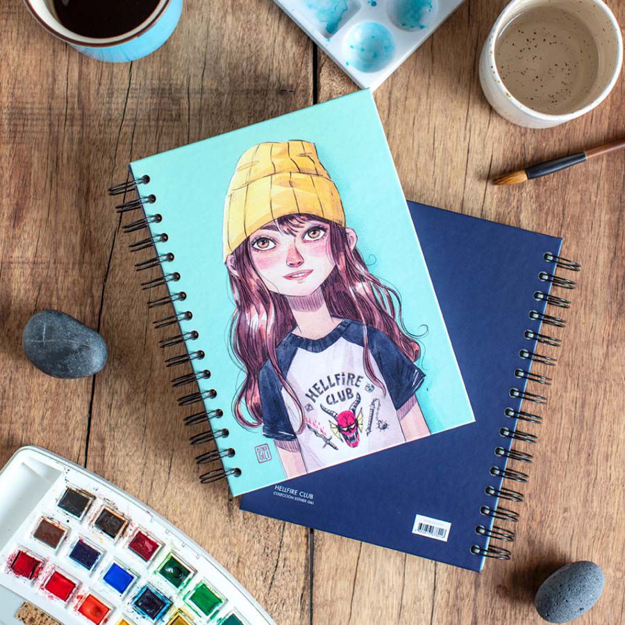 Llibreta espiral A5 Esther Gili Hellfire Club