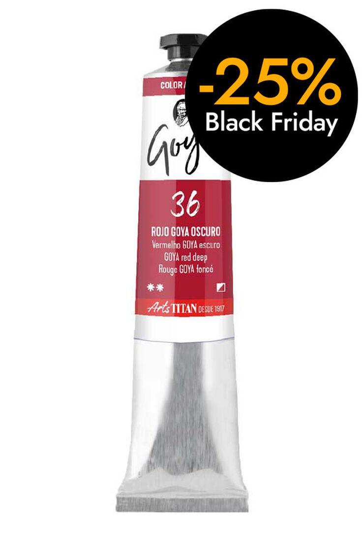 Pintura al óleo Goya 20ml rojo goya