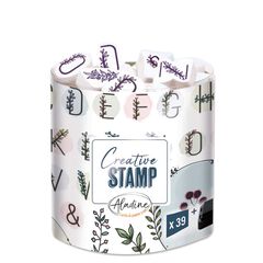 Creative Stamps Aladine Abecedario Flores