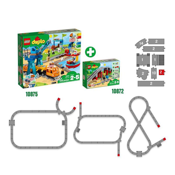 LEGO® Duplo Pont i vies ferroviàries 10872