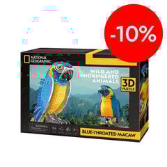 Puzle 3D National Geographic Guacamayo Barba Azul