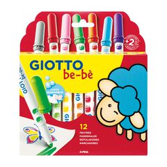 Rotuladores de colores Giotto Be-bè 12 colores