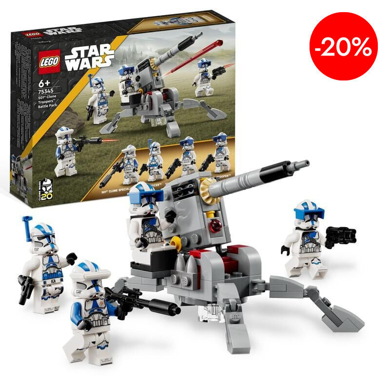 LEGO&reg; Star Wars TM Pack de Combate: Soldados Clon de la 501 75345